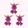 Spyro Plush 3PCS